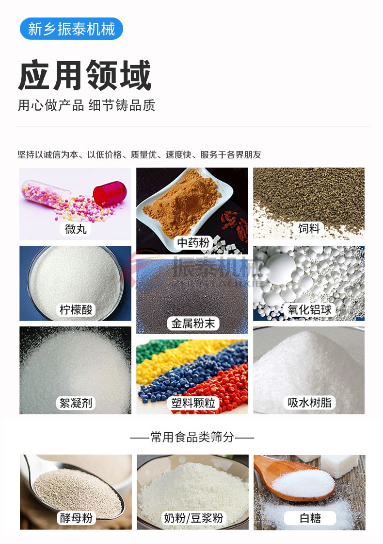 富馬酸粉末圓形搖擺篩應(yīng)用領(lǐng)域 富馬酸粉末圓形搖擺篩應(yīng)用領(lǐng)域