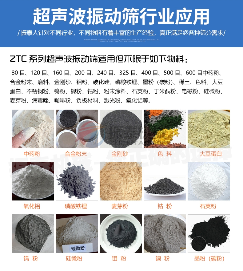 高鋁礬土骨料粉除雜超聲波旋振篩行業(yè)應用